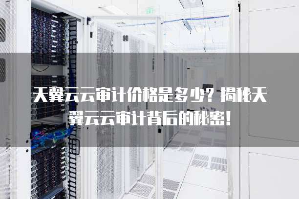 天翼云云审计价格是多少？揭秘天翼云云审计背后的秘密！