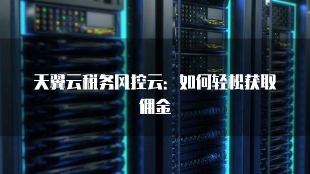 天翼云税务风控云:如何轻松获取佣金