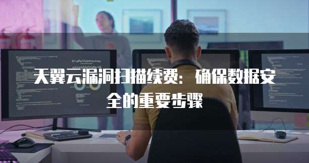 天翼云漏洞扫描续费:确保数据安全的重要步骤