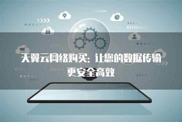 天翼云网络购买: 让您的数据传输更安全高效