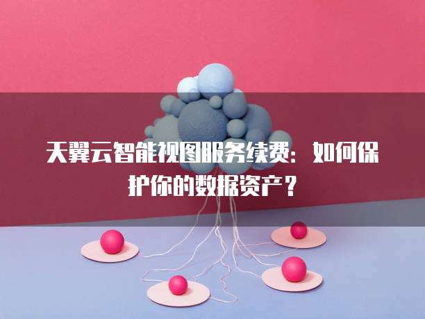 天翼云智能视图服务续费:如何保护你的数据资产?
