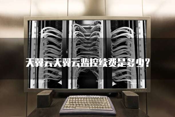 天翼云天翼云监控续费是多少?