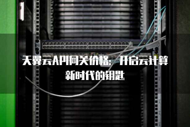 天翼云API网关价格:开启云计算新时代的钥匙