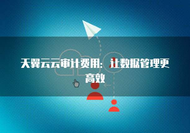 天翼云云审计费用:让数据管理更高效