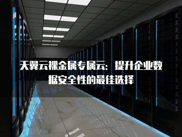 天翼云裸金属专属云:提升企业数据安全性的最佳选择