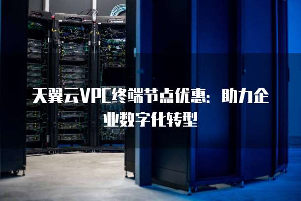 天翼云VPC终端节点优惠:助力企业数字化转型