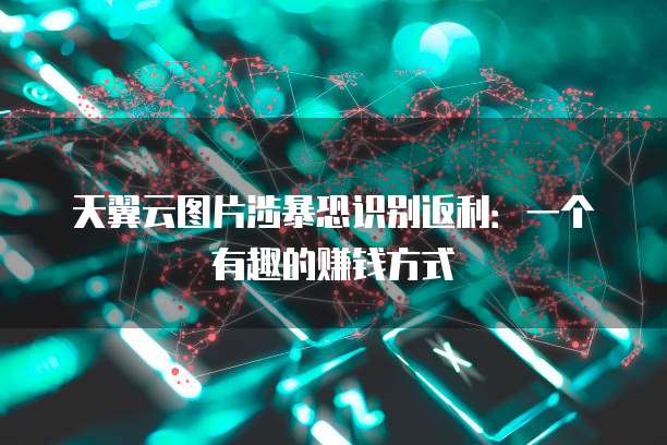 天翼云图片涉暴恐识别返利:一个有趣的赚钱方式