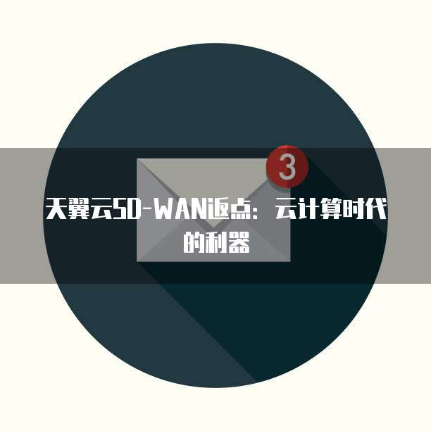 天翼云SD-WAN返点:云计算时代的利器