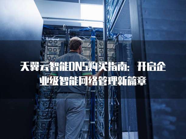 天翼云智能DNS购买指南:开启企业级智能网络管理新篇章