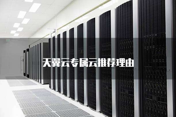 天翼云专属云推荐理由