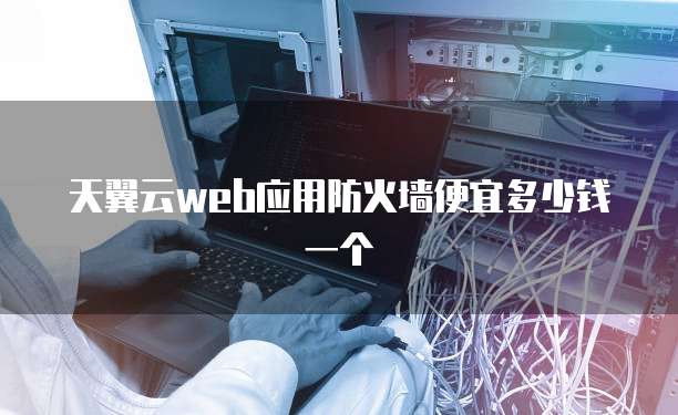 天翼云web应用防火墙便宜多少钱一个