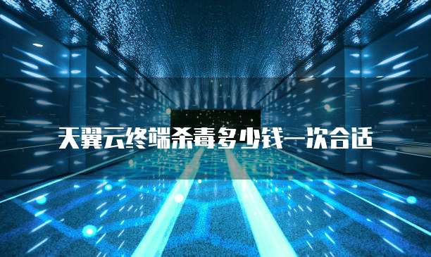 天翼云终端杀毒多少钱一次合适