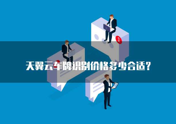 天翼云车牌识别价格多少合适?