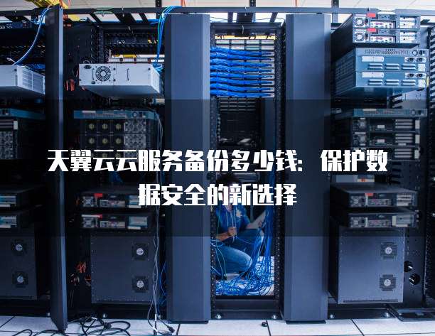 天翼云云服务备份多少钱:保护数据安全的新选择