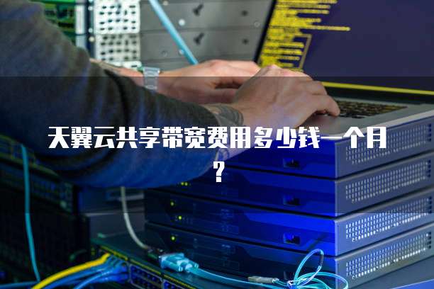 天翼云共享带宽费用多少钱一个月?
