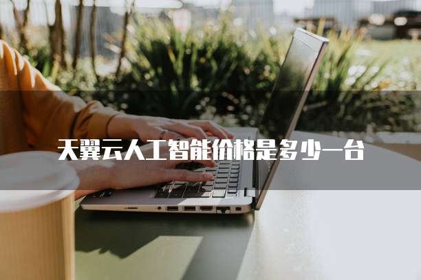 天翼云人工智能价格是多少一台