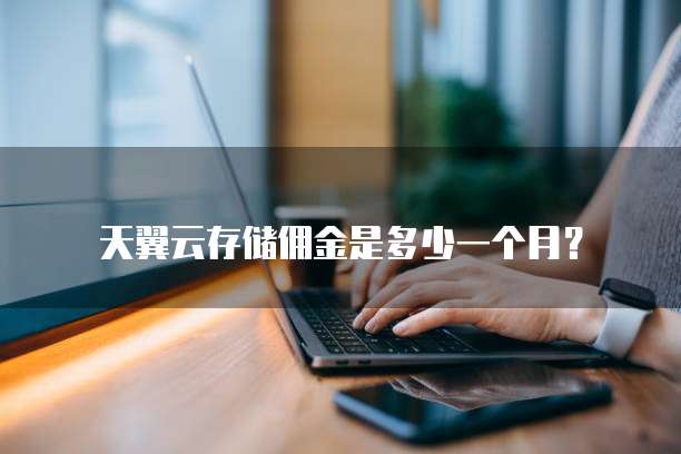 天翼云存储佣金是多少一个月?