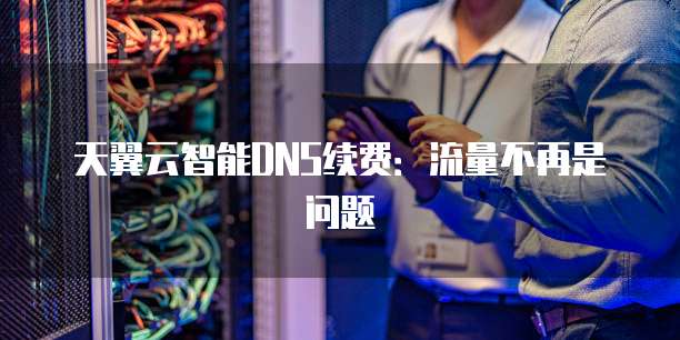 天翼云智能DNS续费:流量不再是问题