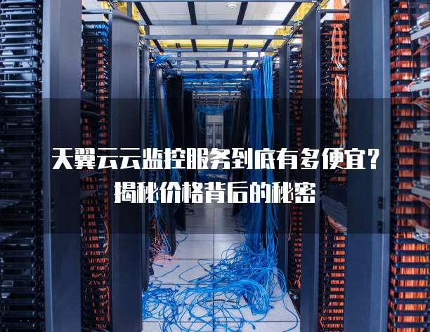 天翼云云监控服务到底有多便宜？揭秘价格背后的秘密