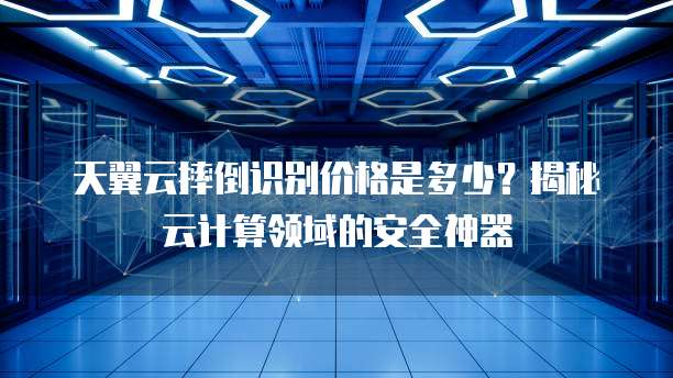天翼云摔倒识别价格是多少?揭秘云计算领域的安全神器