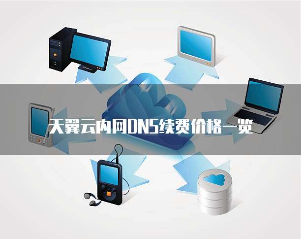 天翼云内网DNS续费价格一览