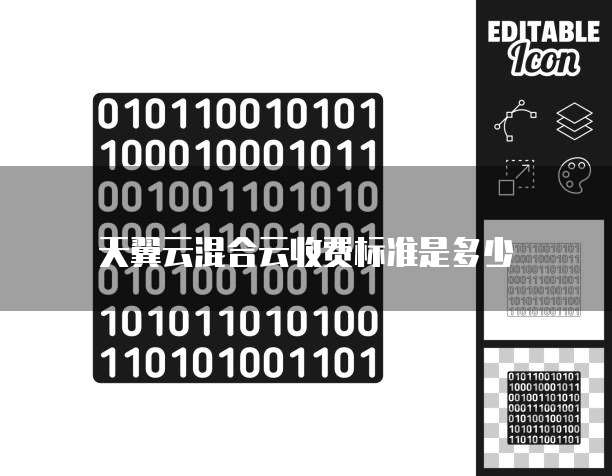 天翼云混合云收费标准是多少