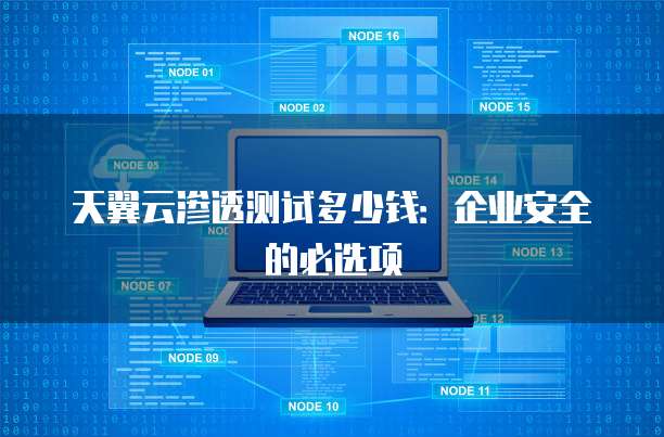 天翼云渗透测试多少钱:企业安全的必选项
