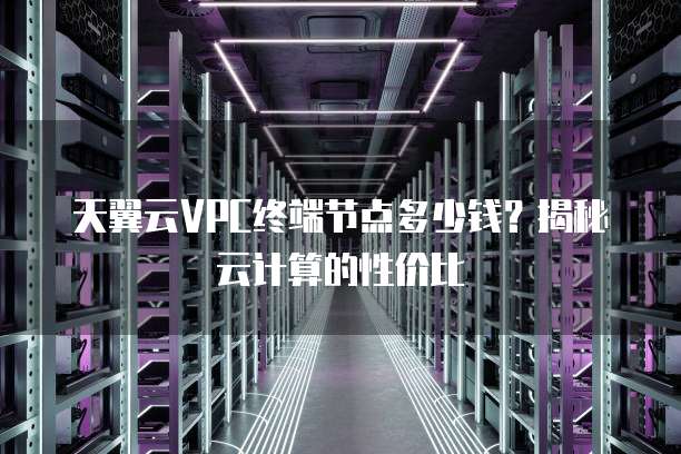 天翼云VPC终端节点多少钱?揭秘云计算的性价比