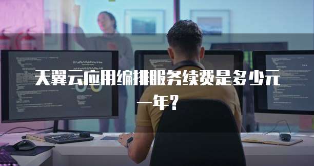 天翼云应用编排服务续费是多少元一年?