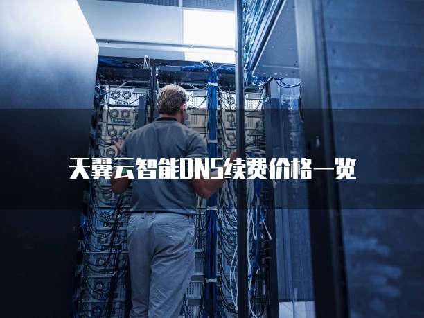 天翼云智能DNS续费价格一览