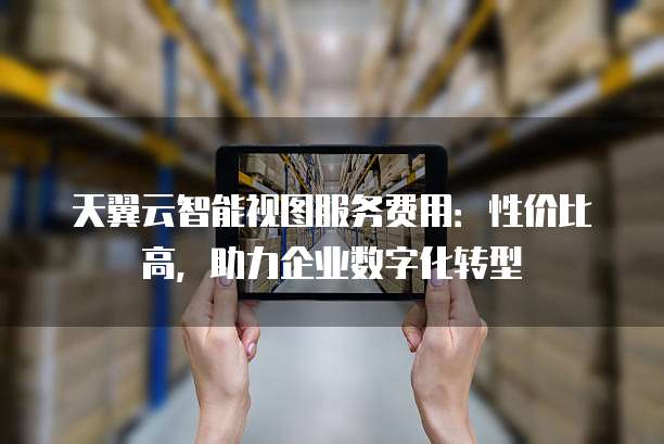 天翼云智能视图服务费用:性价比高,助力企业数字化转型