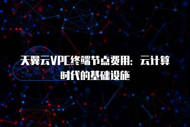 天翼云VPC终端节点费用:云计算时代的基础设施