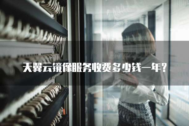 天翼云镜像服务收费多少钱一年?