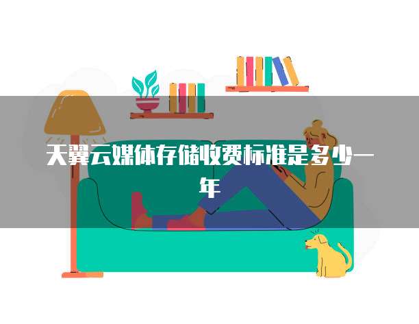 天翼云媒体存储收费标准是多少一年