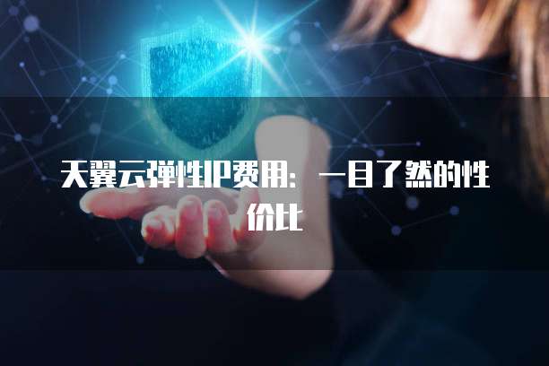 天翼云弹性IP费用:一目了然的性价比