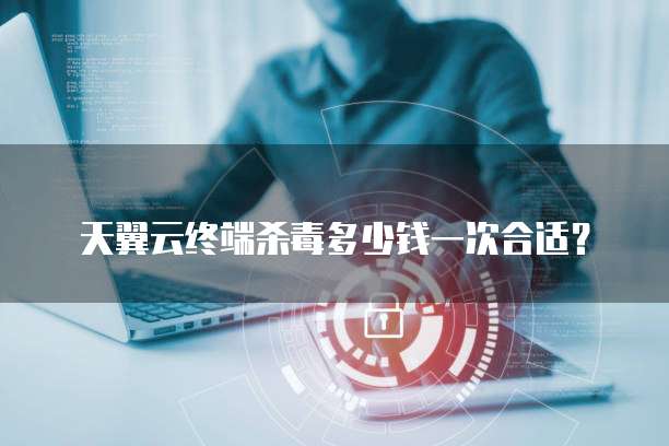 天翼云终端杀毒多少钱一次合适?
