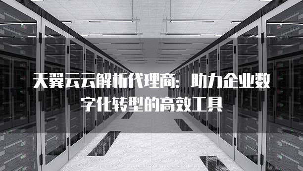 天翼云云解析代理商:助力企业数字化转型的高效工具
