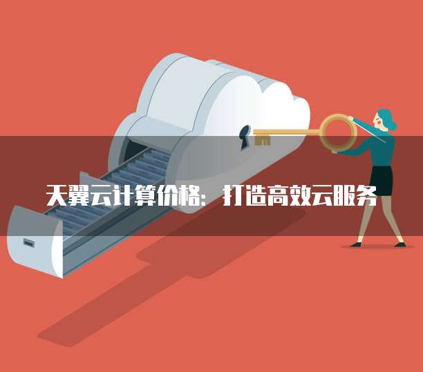 天翼云计算价格:打造高效云服务