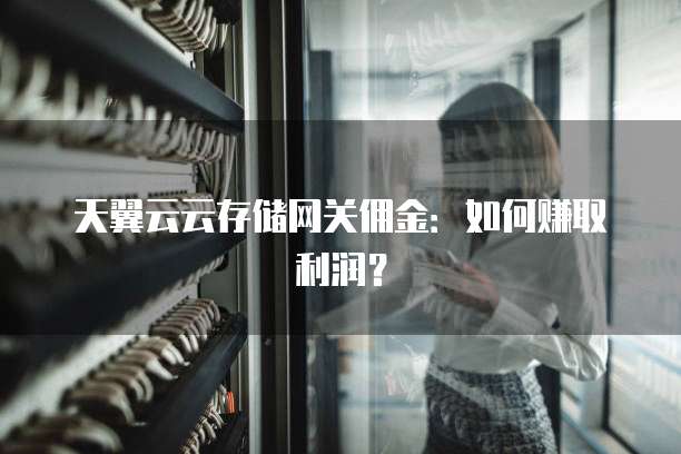 天翼云云存储网关佣金:如何赚取利润?