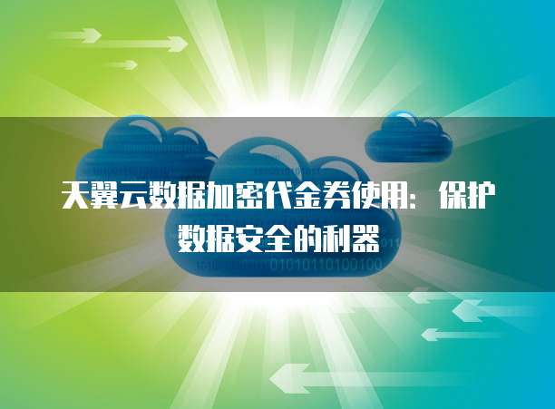 天翼云数据加密代金券使用:保护数据安全的利器