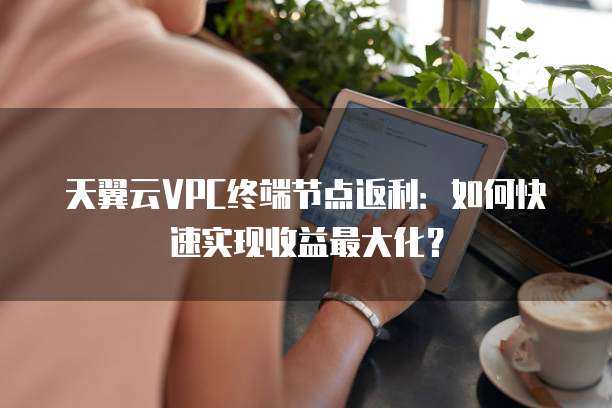 天翼云VPC终端节点返利：如何快速实现收益最大化？