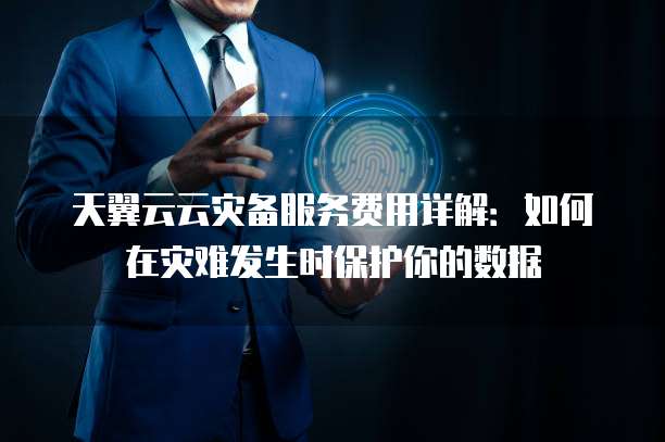 天翼云云灾备服务费用详解:如何在灾难发生时保护你的数据