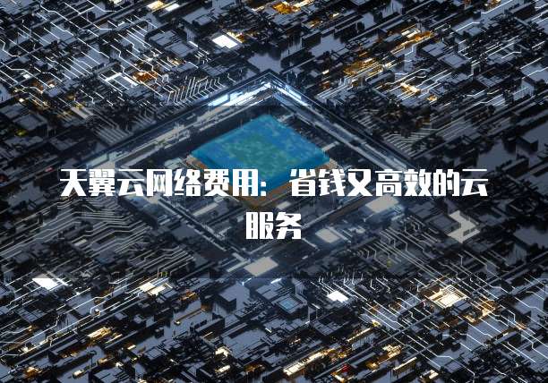 天翼云网络费用:省钱又高效的云服务