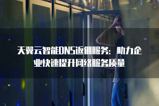 天翼云智能DNS返佣服务:助力企业快速提升网络服务质量