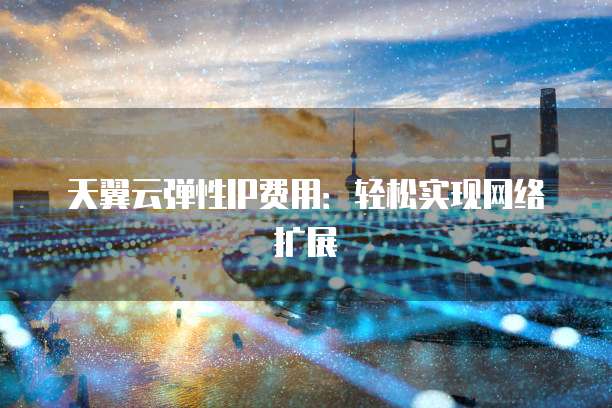 天翼云弹性IP费用:轻松实现网络扩展