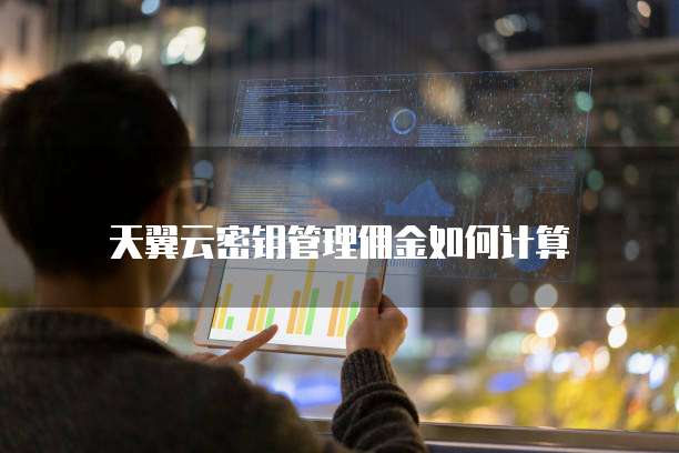 天翼云密钥管理佣金如何计算