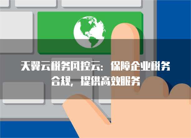 天翼云税务风控云:保障企业税务合规,提供高效服务