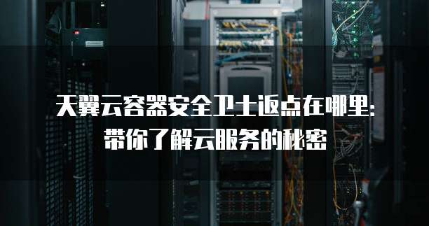 天翼云容器安全卫士返点在哪里：带你了解云服务的秘密