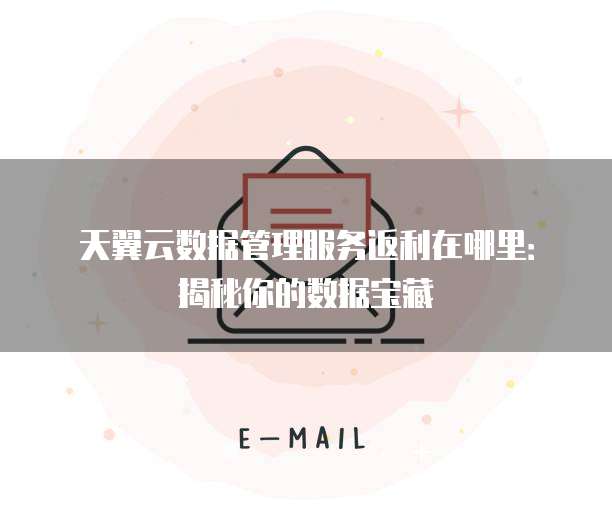 天翼云数据管理服务返利在哪里：揭秘你的数据宝藏