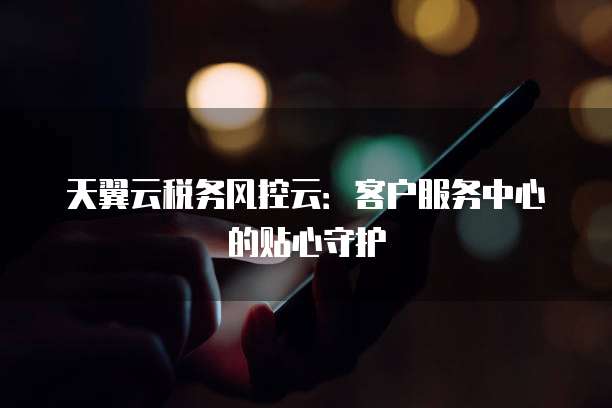 天翼云税务风控云:客户服务中心的贴心守护